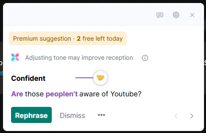 Giải thích các tính năng nâng cao trong Grammarly